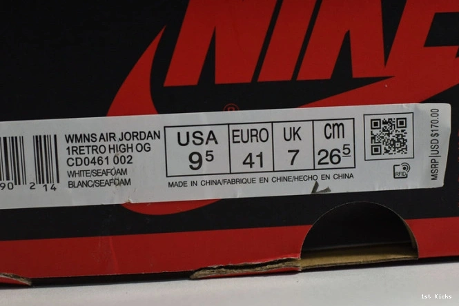 1st Kicks Shoes og high Popular 1 1686 jordan cd0461- air ‘seafoam‘ 1112